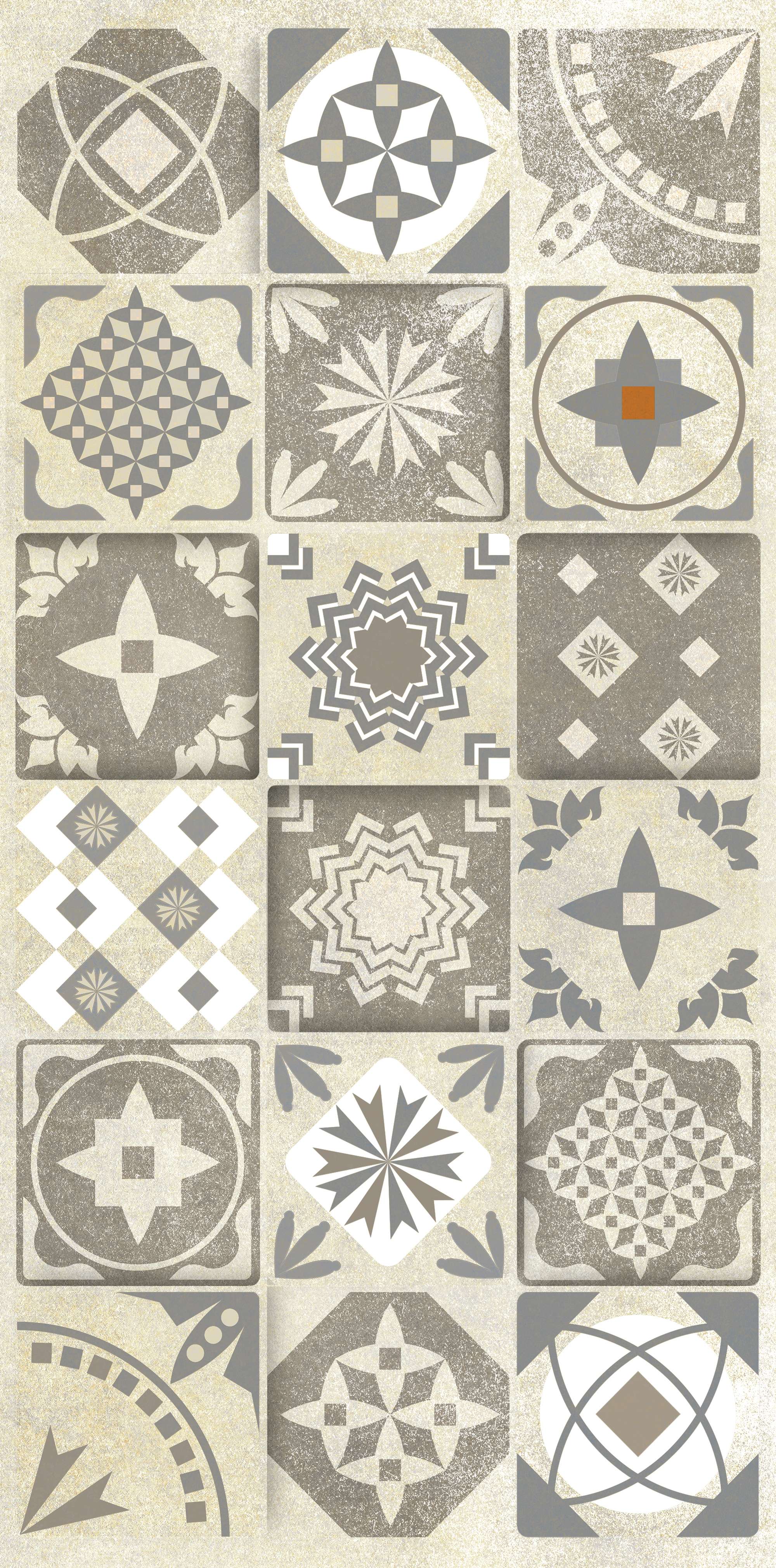 Terra Mandala Matte Floor tile 450X900X9mm